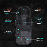 GR Pack Anti Theft Backpack for Bikers (Matte)