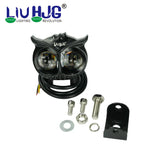 HJG Fog Lamp 2 Led 40W OWL 9-60v White/Yellow (SET OF-2) for all motorcycles / scooters /cars