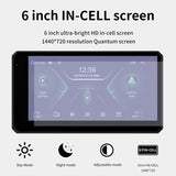 Boltt Pro Quick Release | 6-Inch | Motorcycle CarPlay & Android Auto Screen with TPMS & Voice Control | Wireless Apple CarPlay, Bluetooth, IP68 Waterproof | Universal Fit | M590 - 1 Year Warranty