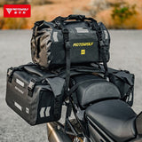 MOTOWOLF HYPERTOUR MDL0720 | 1 Pair | Waterproof Motorcycle Saddle Bags | 30 litres *2 side | Side Bags for Motorbike Travel - BLACK