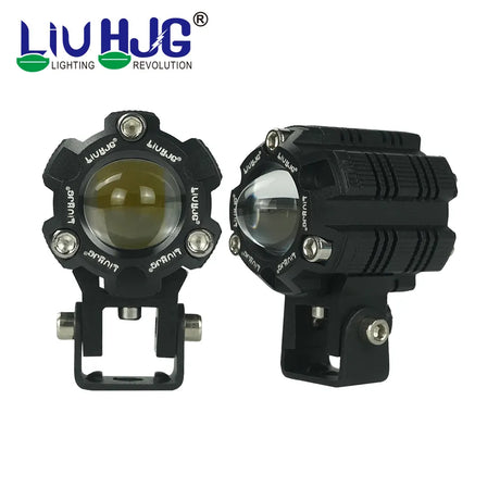 LIU HJG Mini Driving Fog Light for All Motorcycle with wiring harness /Scooter/Jeep  (20w*2) heavy