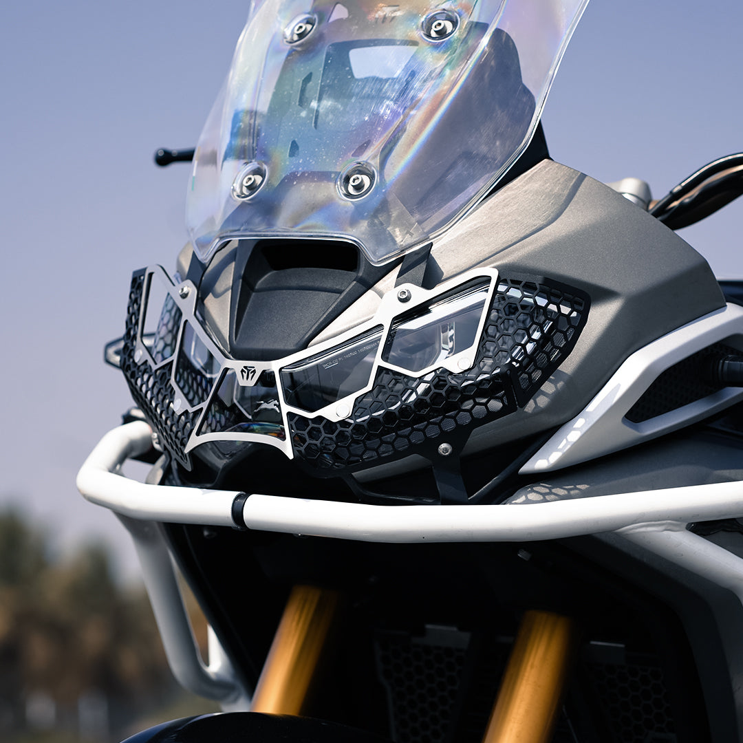 HEAD LIGHT GRILL (HONEY COMB) FOR  TVS APACHE RTX 300