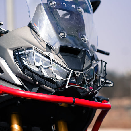 HEAD LIGHT GRILL (SPIDER ) FOR  TVS APACHE RTX 300