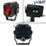 HJG Gorilla V2 Triple Lens Fog with Wiring Harness Kit 120W Gorilla Projector Foglight New Model with Wiring Foglight Ultra Wide Dual Intensity LED Driving Fog Lights White/Yellow 120W Universal For All Cars & Bikes LIU HJG Gorilla V2 Foglight Combo Kit