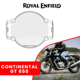 HEADLIGHT GUARD - Silver for Royal Enfield - CONTINENTAL GT