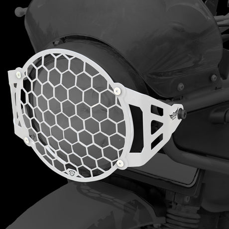 HEADLIGHT GRILL - Silver for Royal Enfield - SCRAM 411