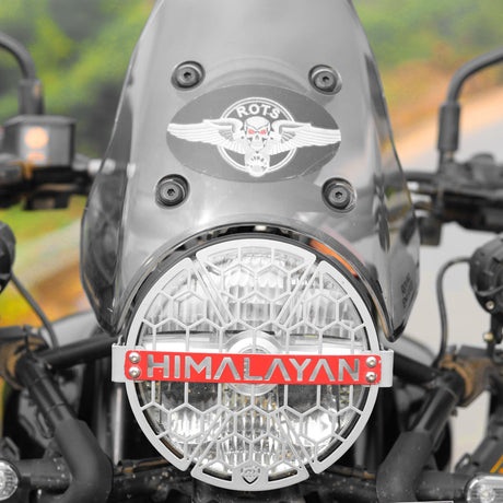 Headlight Grill for Royal Enfield Himalayan 450 - Silver