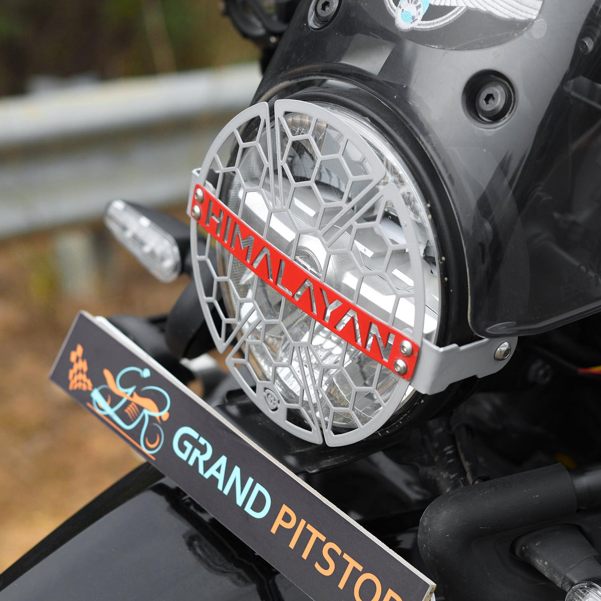 Headlight Grill for Royal Enfield Himalayan 450 - Silver