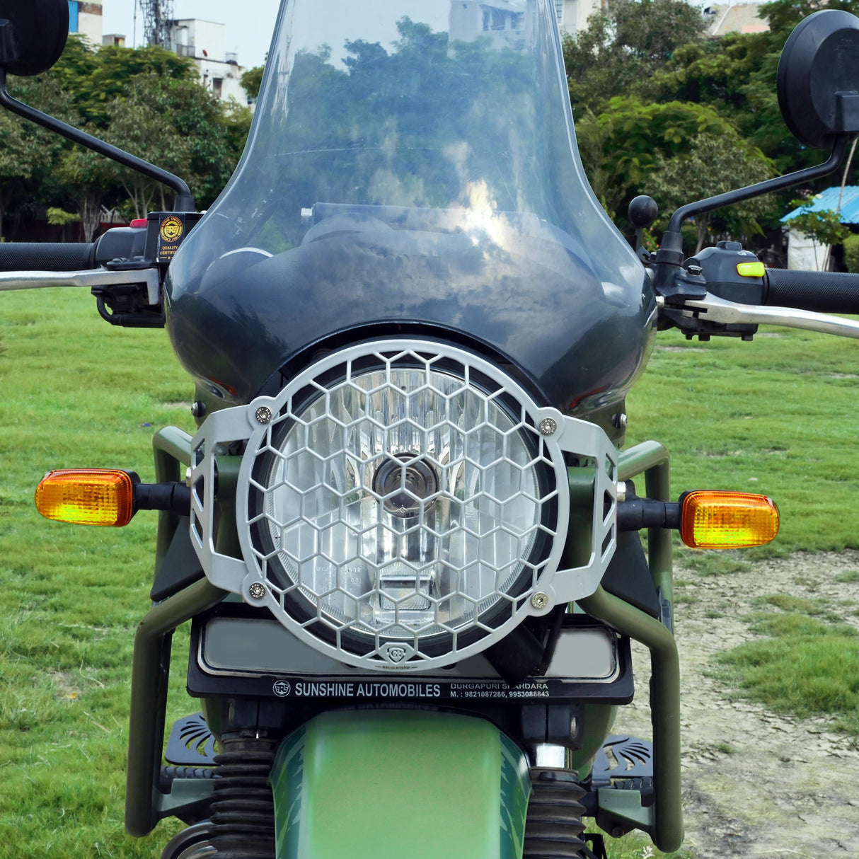 Headlight Grill For Royal Enfield Himalayan - BS4-BS6 Model (2019-2021) - Silver