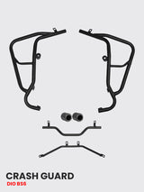 DIO BS6 CRASH GUARD WITH METAL SLIDER / HTEXHAUST / HTSC 114