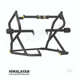 Himalayan Crash Guard with RE Metal Slider WITH –  BLACK HM 210 – Ht exhaust