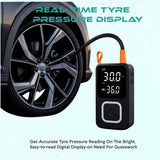Simtac Portable Digital Tyre Inflator Air Compressor Pump for Car &amp; Bike – INF607
