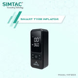 SIMTAC Portable Digital Tyre Inflator Air Compressor Pump for Car &amp; Bike – INF203