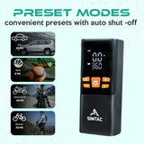 SIMTAC Portable Digital Tyre Inflator Air Compressor Pump for Car & Bike – INF8006