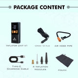 SIMTAC Portable Digital Tyre Inflator Air Compressor Pump for Car & Bike – INF8006