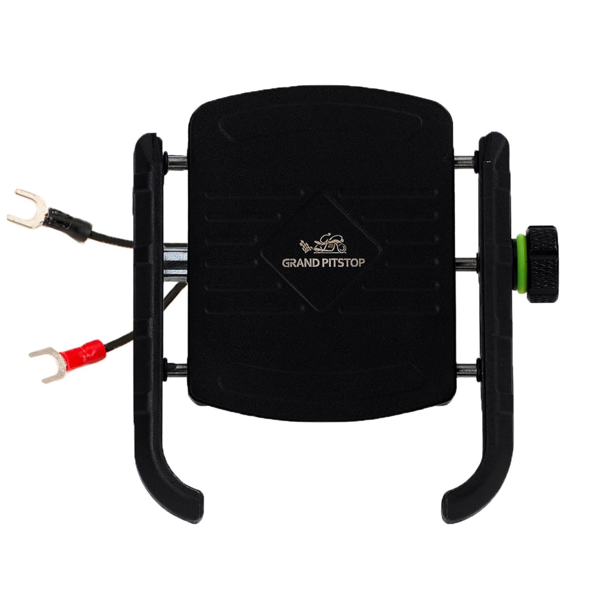 Jaw Grip Mobile Holder with Charger - Black