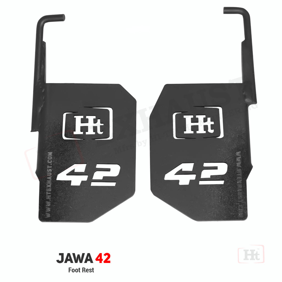 Jawa FootRest LASER CUT – FTR 726 Ht Exhaust - (BOTH SIDE) – Moto Modz