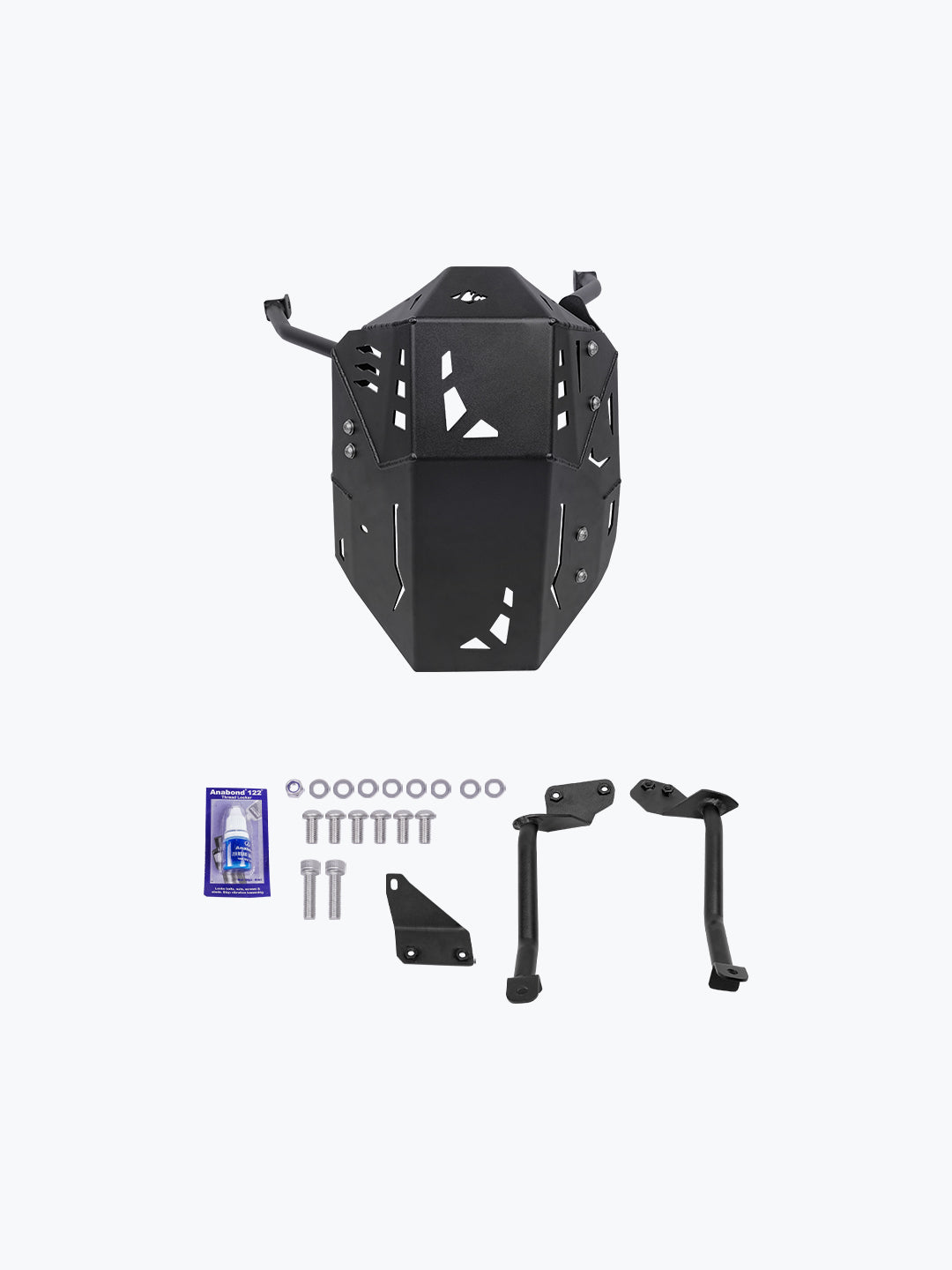 LCB Kawasaki Versys 650 Vambrace Bash Plate Black