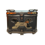TOP BOX 45L BLACK TYPE X GOLD W/REST