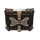 Motorcycle Top Box 45L Black Type X Luggage Box with Backrest