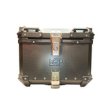 Motorcycle Top Box 45L Carbon Finish Luggage Box with Backrest