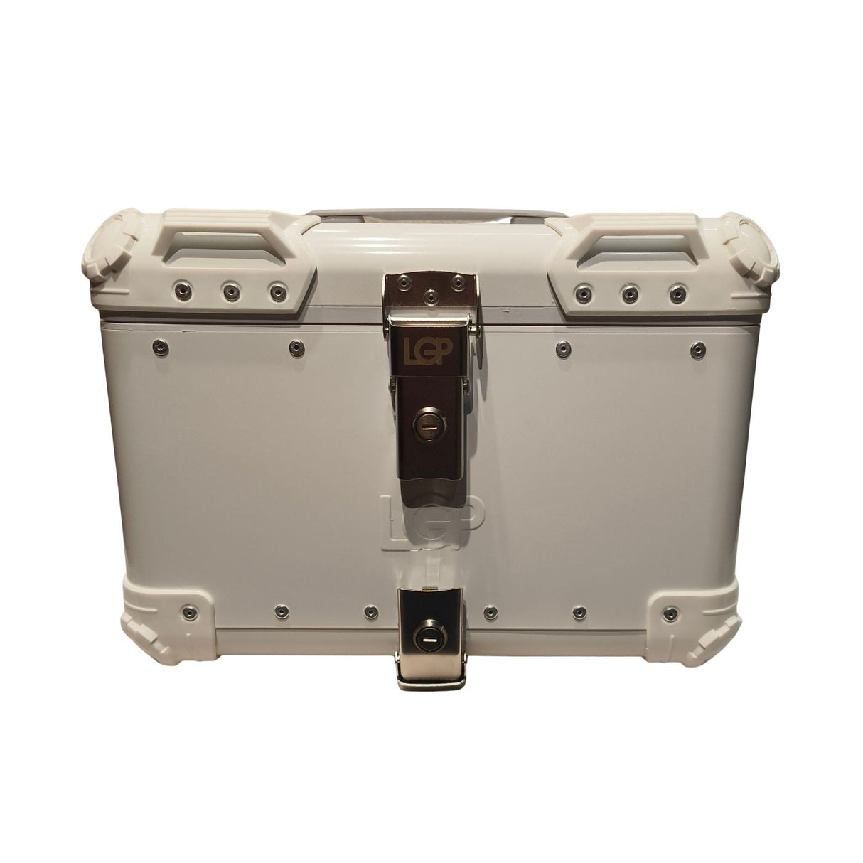 TOP BOX 45L WHITE ROUND CORNER W/REST