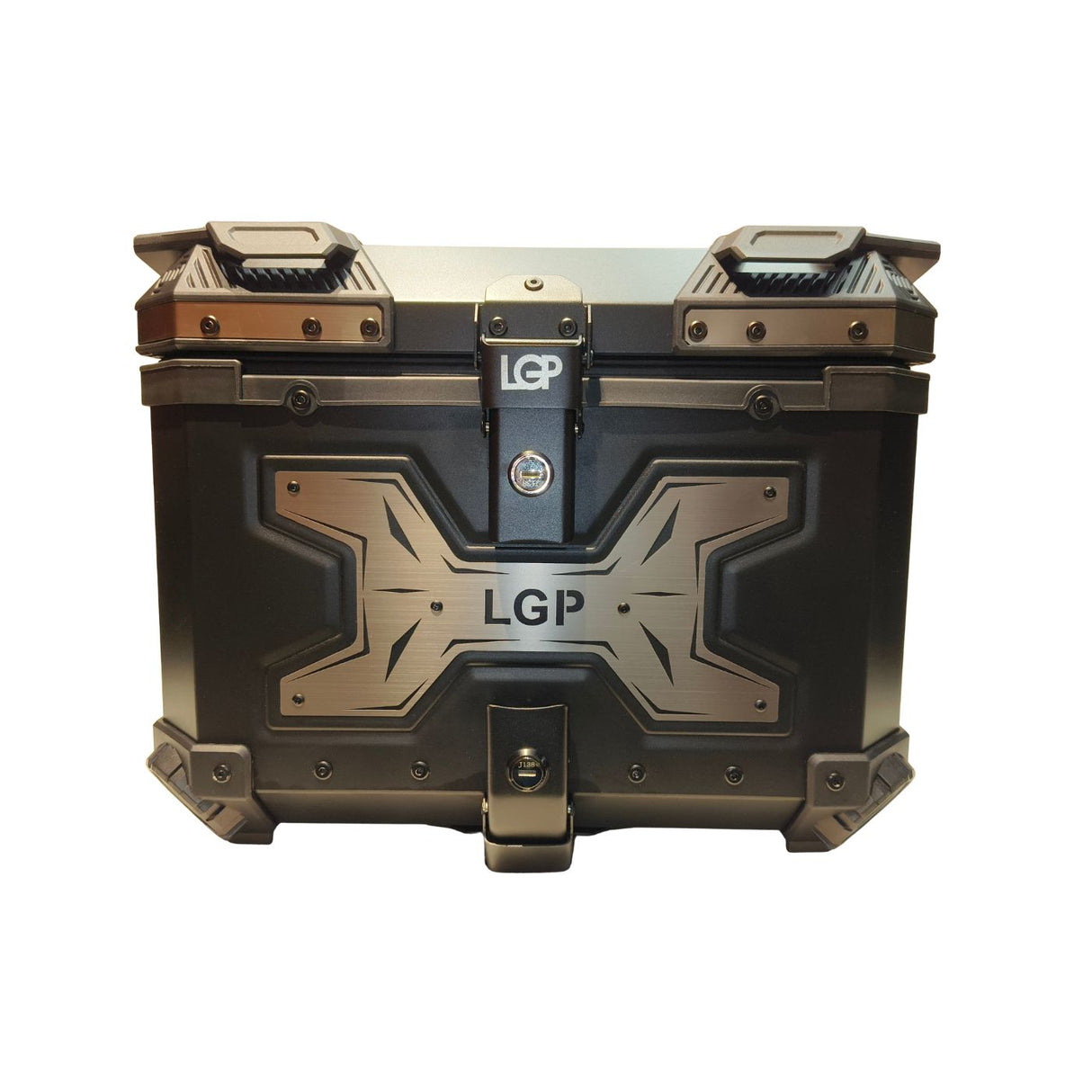 TOP BOX 45L BLACK TYPE X GRAY W/REST