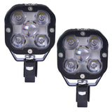 DK50 HIGH POWER SPOTLIGHT | 110W |  Ultra Wide Driving Fog Lights | White/Yellow | with wiring harness and Intelligent wireless button switch | 1 year warranty | LGP