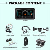 Simtac Quick Detachable Motorcycle GPS with CarPlay & Android Auto – M8DT
