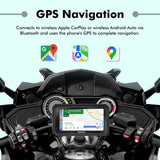 Simtac Quick Detachable Motorcycle GPS with CarPlay & Android Auto – M8DT
