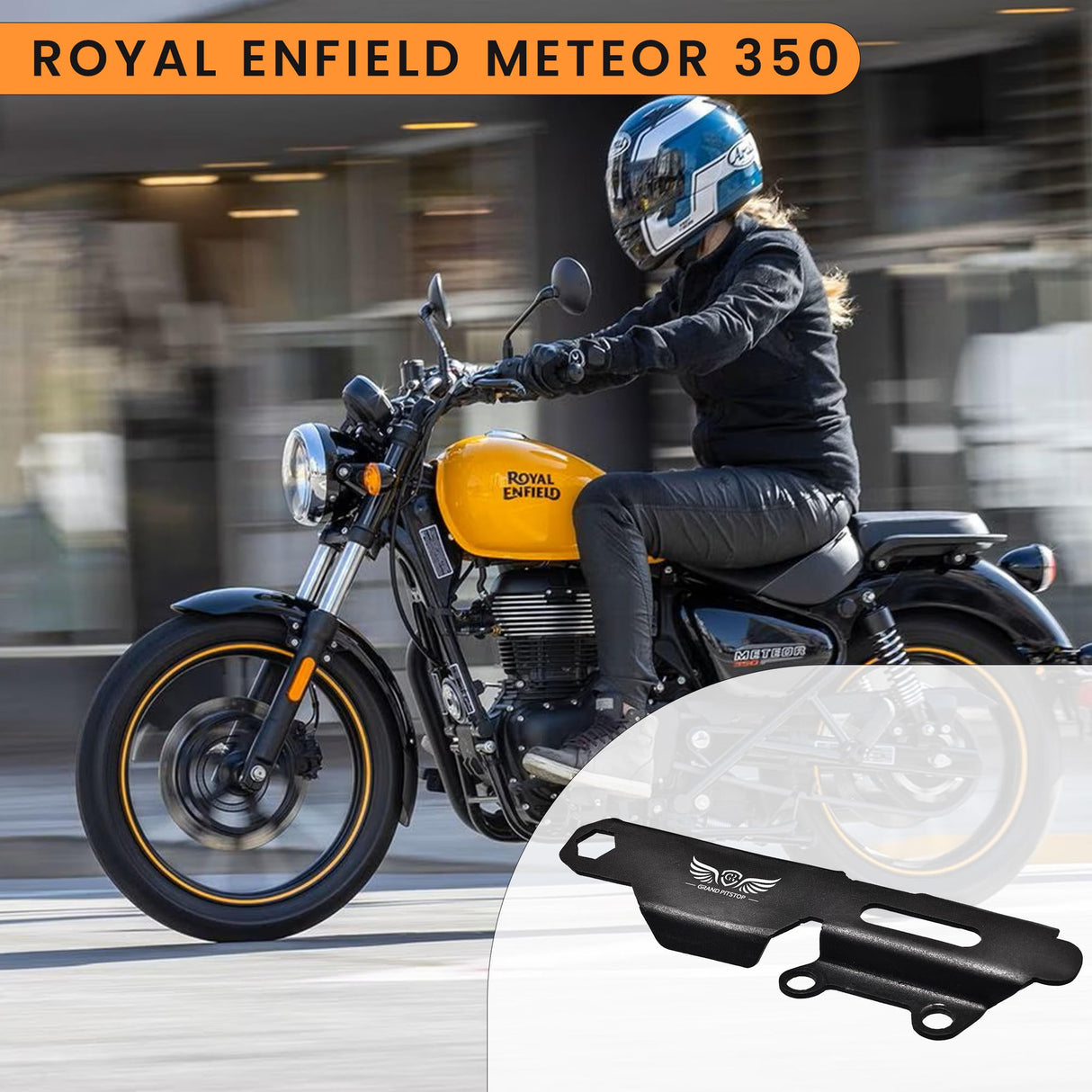 MASTER CYLINDER PROTECTOR - Black for Royal Enfield - METEOR 350