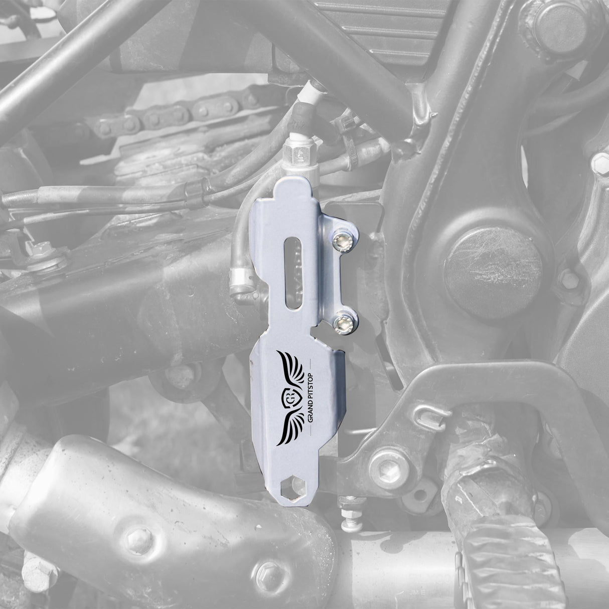 MASTER CYLINDER PROTECTOR - Silver for Royal Enfield - METEOR 350