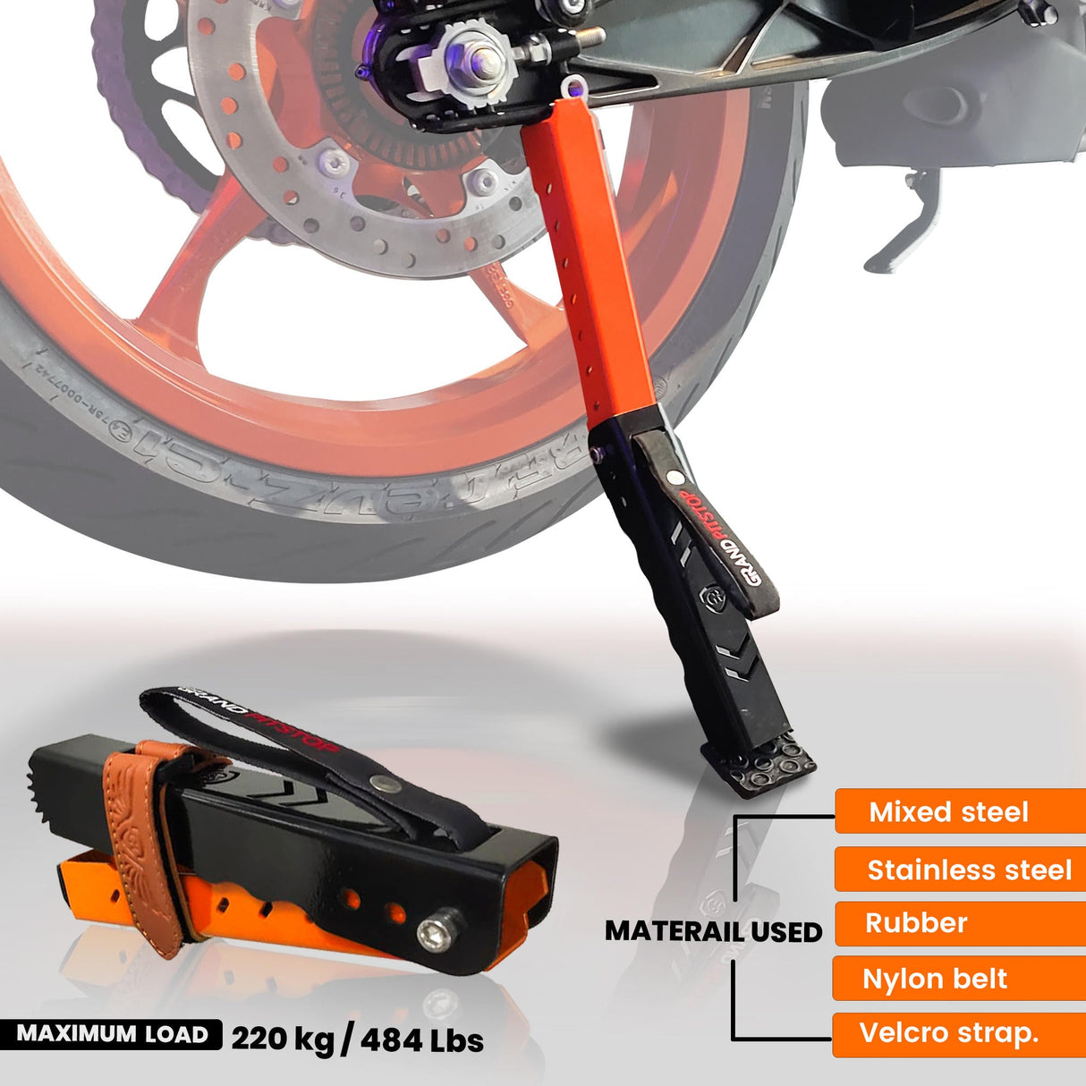 Moto Jack - (Bike Wt upto : 220 kgs)
