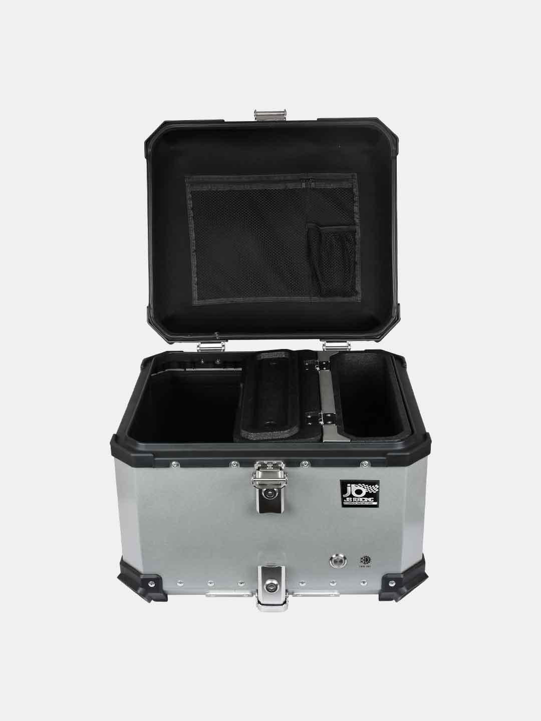 JB Racing 48L Refrigerator Top Case Box-Silver - Moto Modz