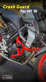 COMBO 1 MT-15 – Crash Guard + Top Rack  HT EXHAUST