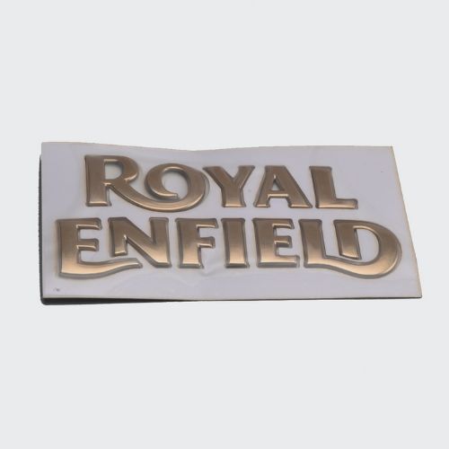 Tank Monogram Royal Enfield S.O.4 For Bullet350 [Gold] (NAB0004)