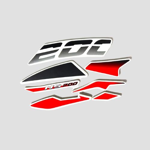 Stckr Set Pulsar 200NS UG7 Red Tank (NAR1121)