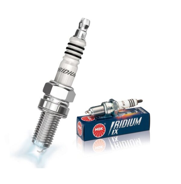 NGK Iridium Spark Plug - BPR7HIX Iridium IX Spark Plug compatible for (yamaha) rx 100 , rx 135 , (suzuki)shogun , (TVS) Shaolin
