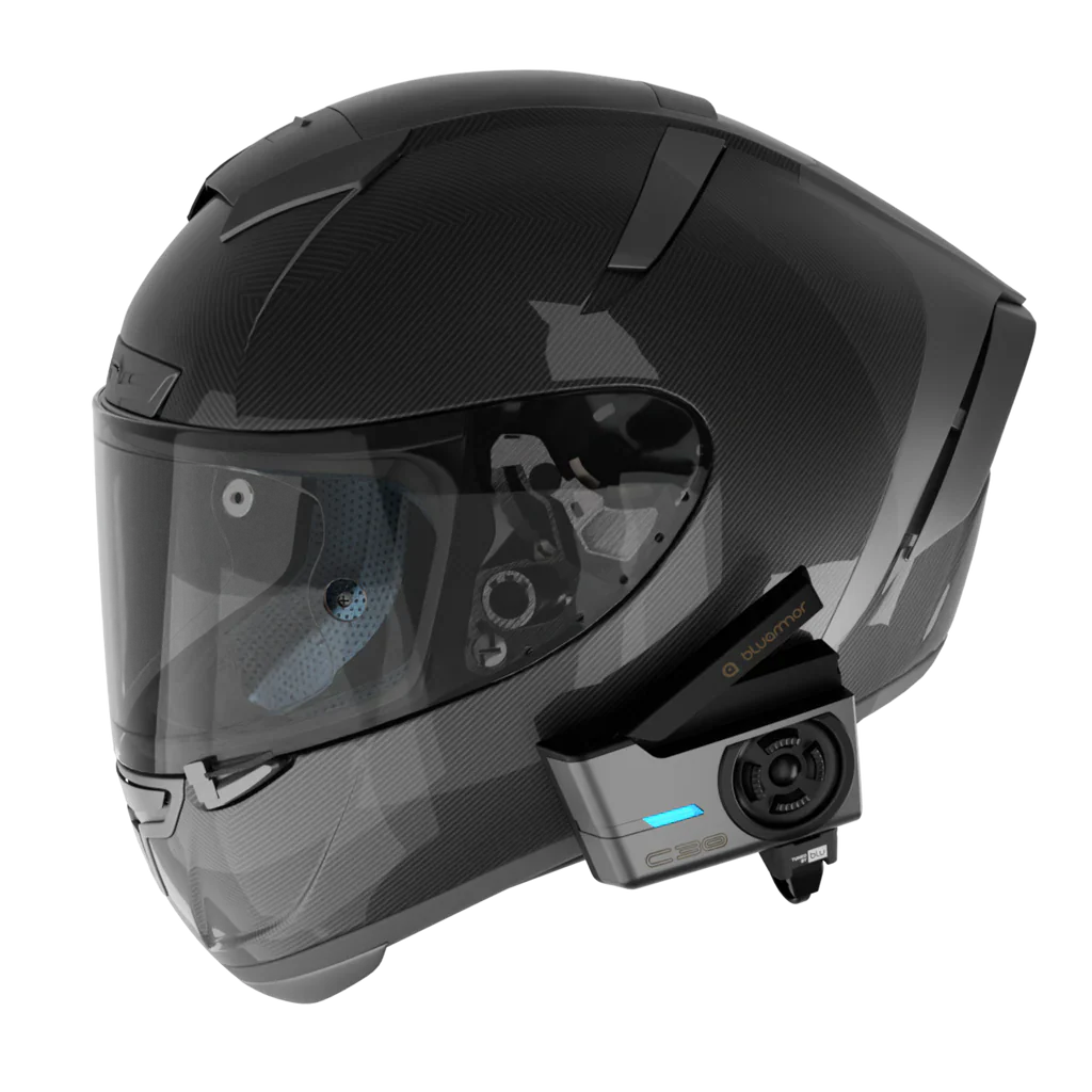 BluArmor C30 Mesh Intercom Bluetooth communication System | Compatible for all helmets | 1 YEAR WARRANTY