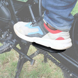PILLION RIDER FOOTREST (Left) - Black for Royal Enfield - SCRAM 411
