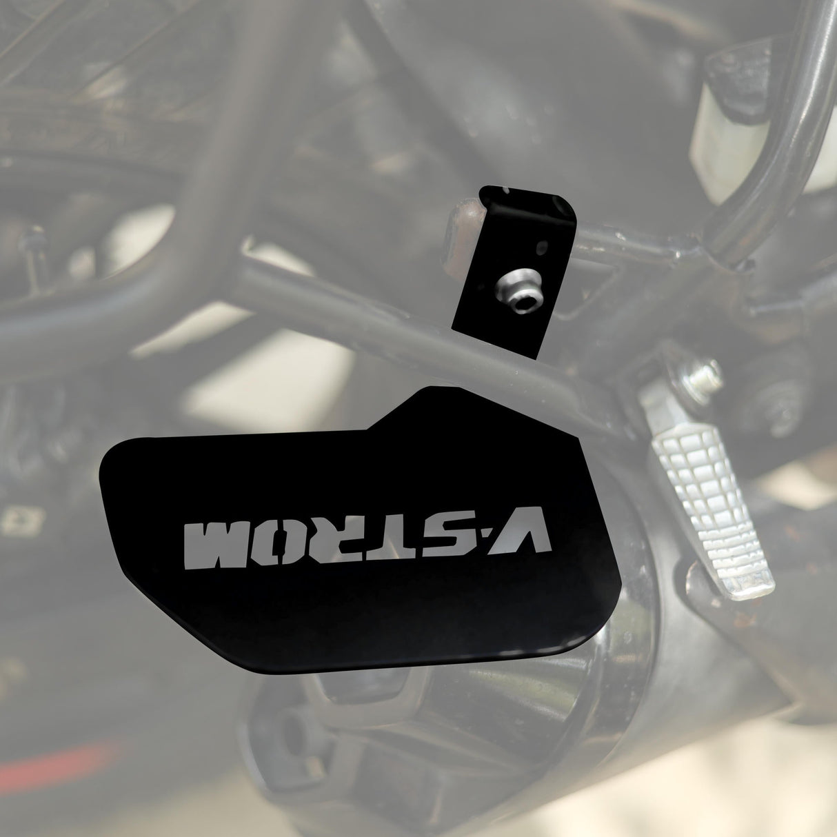 PILLION RIDER FOOTREST (Left) - Black for SUZUKI - V Strom