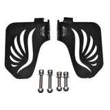 PILLION RIDER FOOTREST (PAIR) - Black for Royal Enfield - SCRAM 411