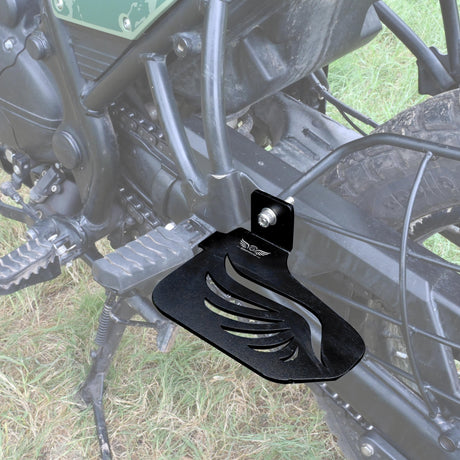 PILLION RIDER FOOTREST (PAIR) - Black for Royal Enfield - SCRAM 411