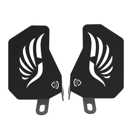 PILLION RIDER FOOTREST (PAIR) - Black for Royal Enfield - Hunter