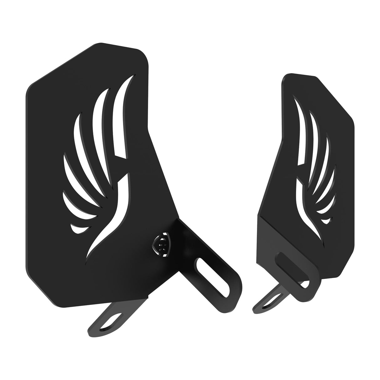 PILLION RIDER FOOTREST (PAIR) - Black for Royal Enfield - Hunter