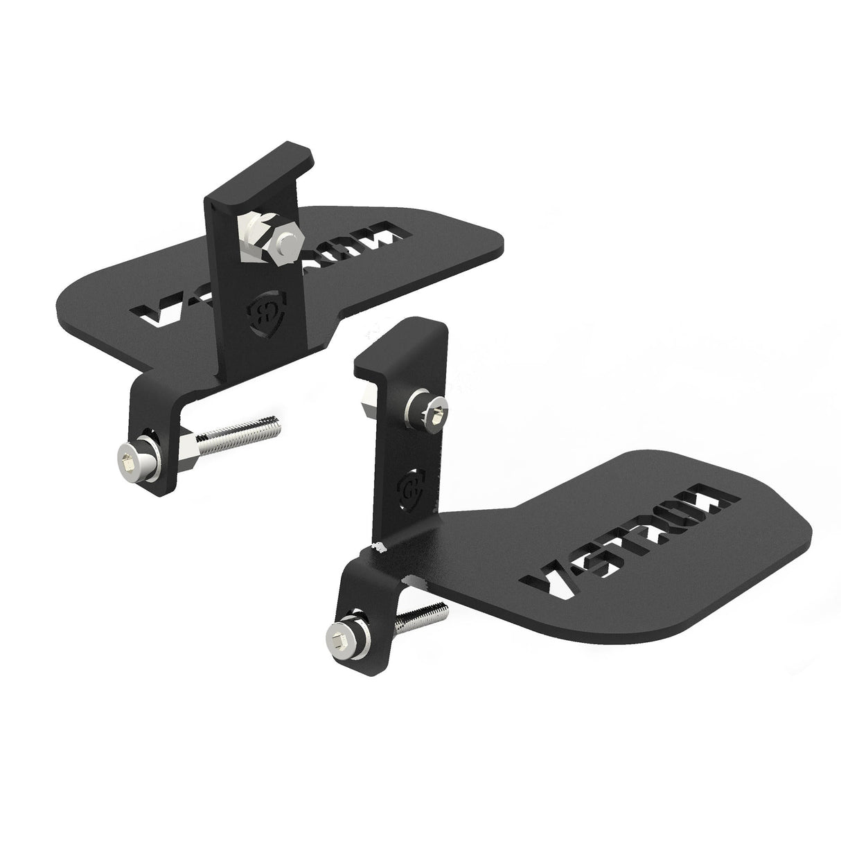 PILLION RIDER FOOTREST (PAIR) - Black for SUZUKI - V Strom