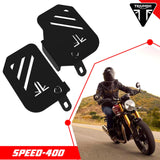 PILLION RIDER FOOTREST (PAIR) - TRIUMPH SPEED 400 - Black