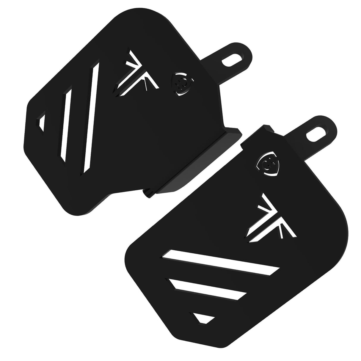 PILLION RIDER FOOTREST (PAIR) - TRIUMPH SPEED 400 - Black