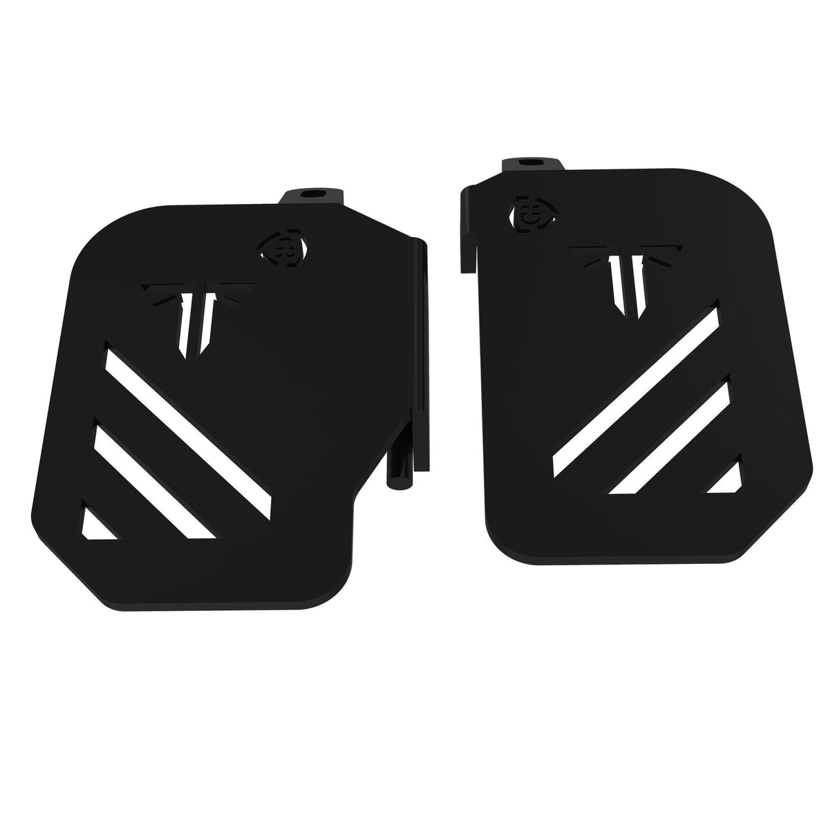 PILLION RIDER FOOTREST (PAIR) - TRIUMPH SPEED 400 - Black