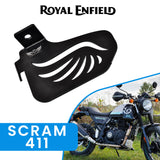 PILLION RIDER FOOTREST (Right) - Black for Royal Enfield - SCRAM 411